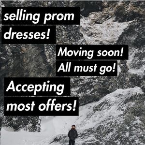 PROM DRESSES MUST GO!